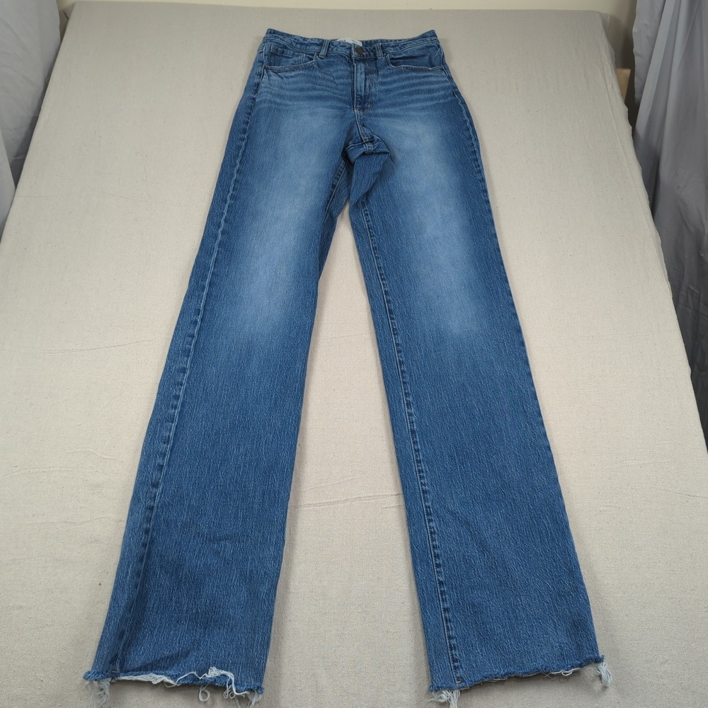 Buckle Women’s Flare Wide Leg Jeans in Medium Blue